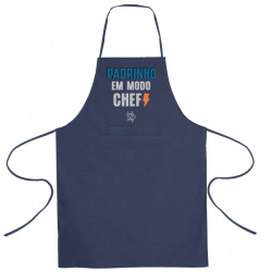 Avental- Padrinho em modo Chef