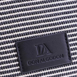 Mala preta c/ branco Don Algodon