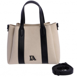 Mala bege c/preto Don Algodon