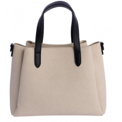 Mala bege c/preto Don Algodon