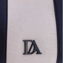 Mala bege c/preto Don Algodon