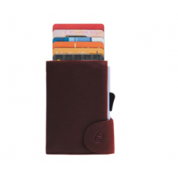 Carteira Cartões C-Secure RFID Castanho Escuro