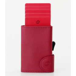Carteira Cartões C-Secure RFID Vermelho