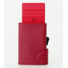 Carteira Cartões C-Secure RFID Vermelho