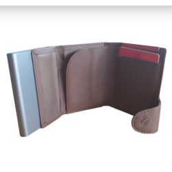 Carteira Cartões C-Secure XL RFID Castanho