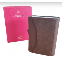 Carteira Cartões C-Secure XL RFID Castanho