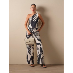 Conjunto top com pantalona...