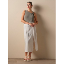 Saia bege Don Algodon