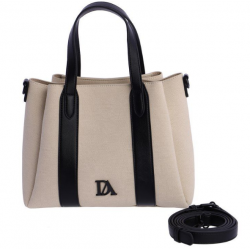 Mala bege c/preto Don Algodon