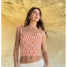 Top Bustier Longo Teja Feather- Makiara