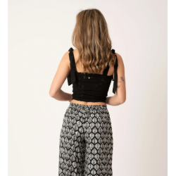 Top corpete longo preto- Makiara