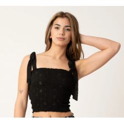 Top corpete longo preto-...