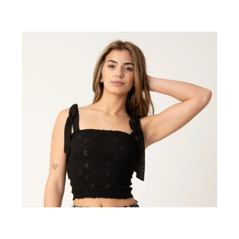 Top corpete longo preto- Makiara