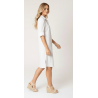 Camisa midi branca Sara- Makiara