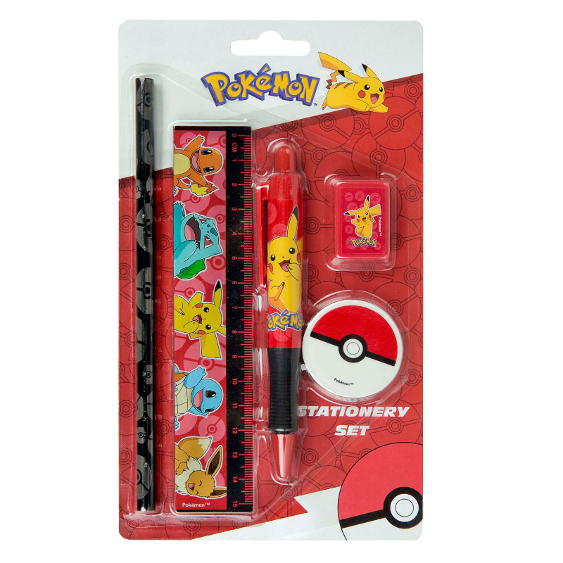 Conjunto 5 peças- Pokemon