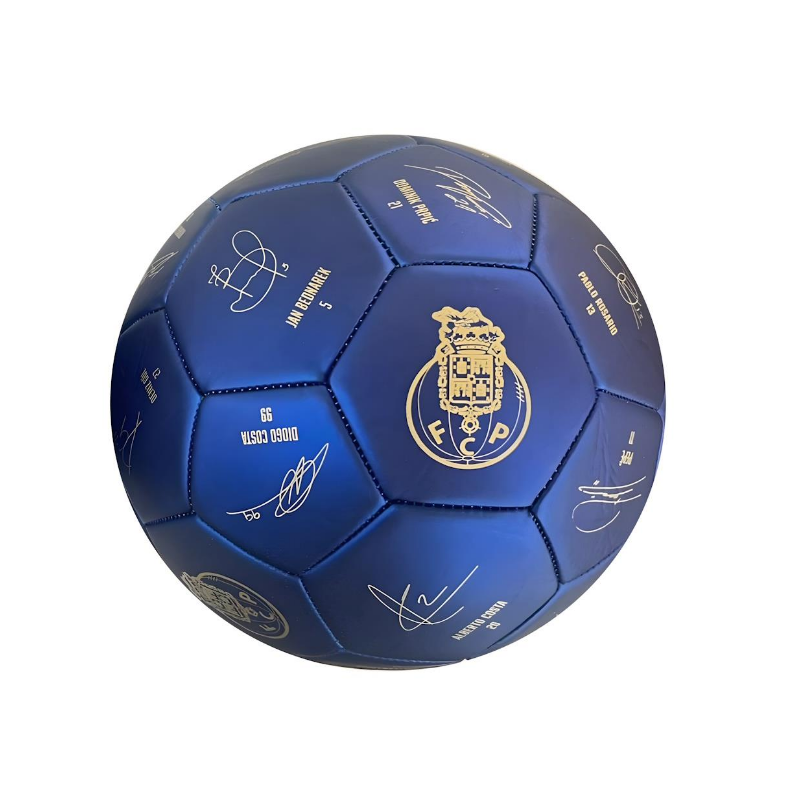Bola Futebol Porto FCP Assinaturas Azul Metalizado 2025/2026