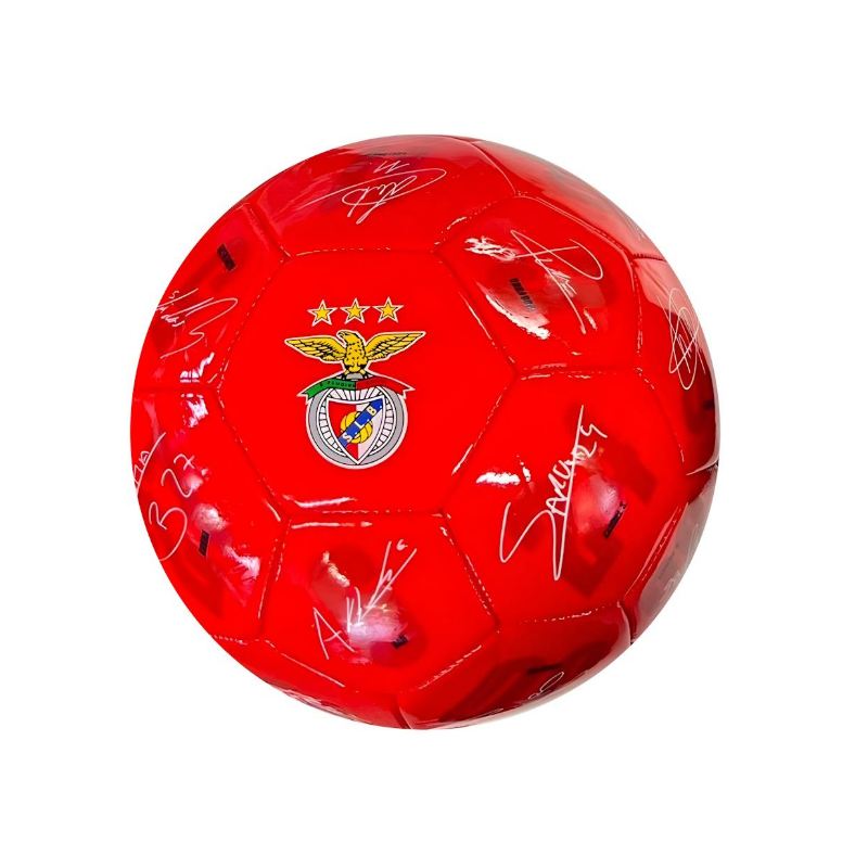 Bola Futebol Benfica SLB Assinaturas Vermelho 2025/2026