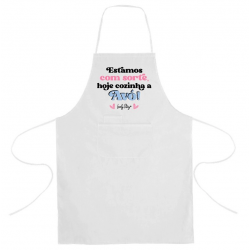 Avental- Estamos com sorte,...