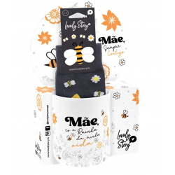 Conjunto caneca e meias-...