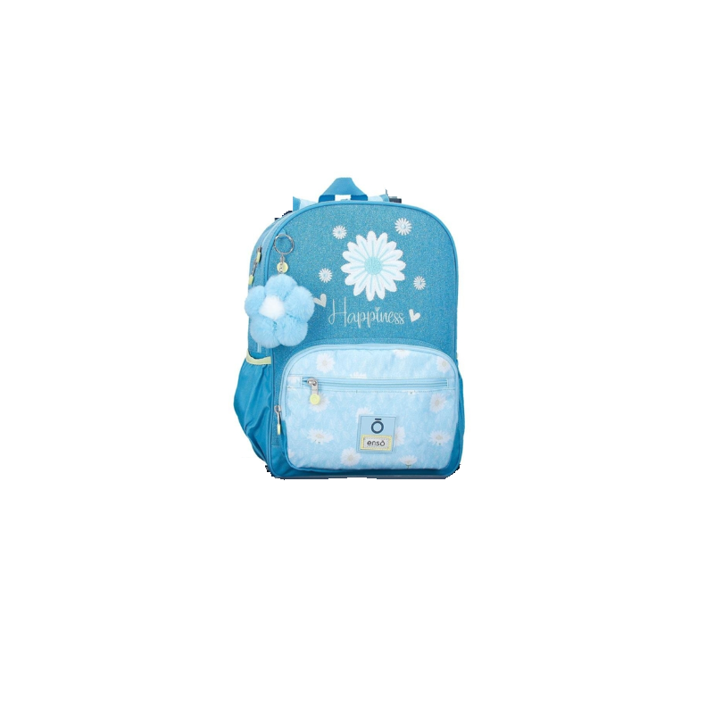 Mochila Escolar Enso Happiness Denim 38cm