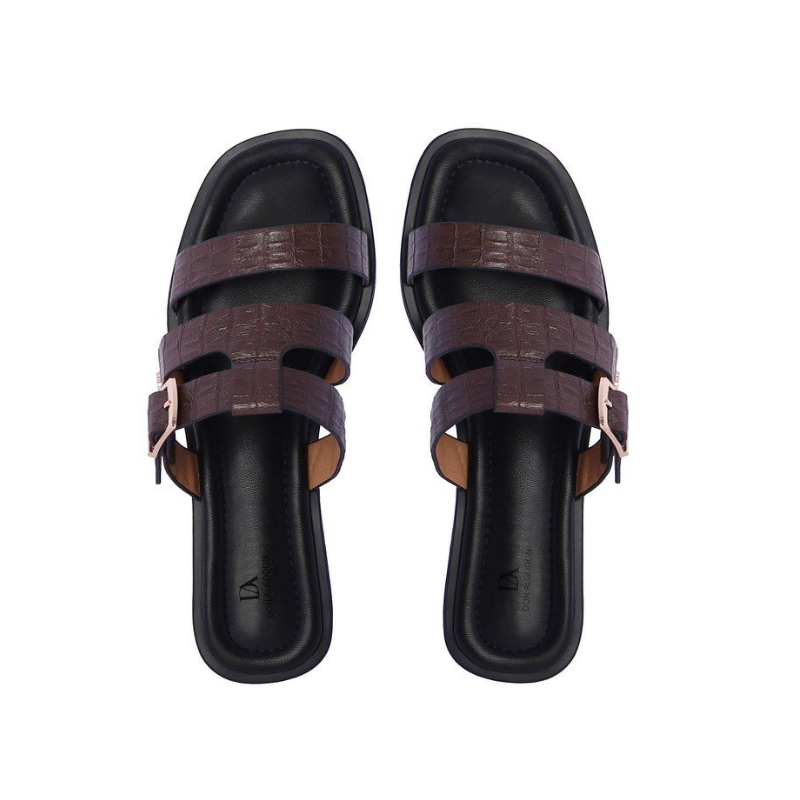 Chinelo castanho Don Algodon
