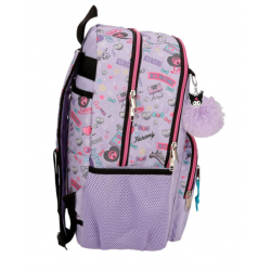 Mochila Adap. 44cm Kuromi Retropop