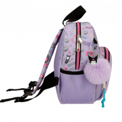 Mochila peq. 24cm Kuromi Retropop