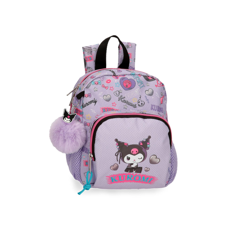 Mochila peq. 24cm Kuromi Retropop