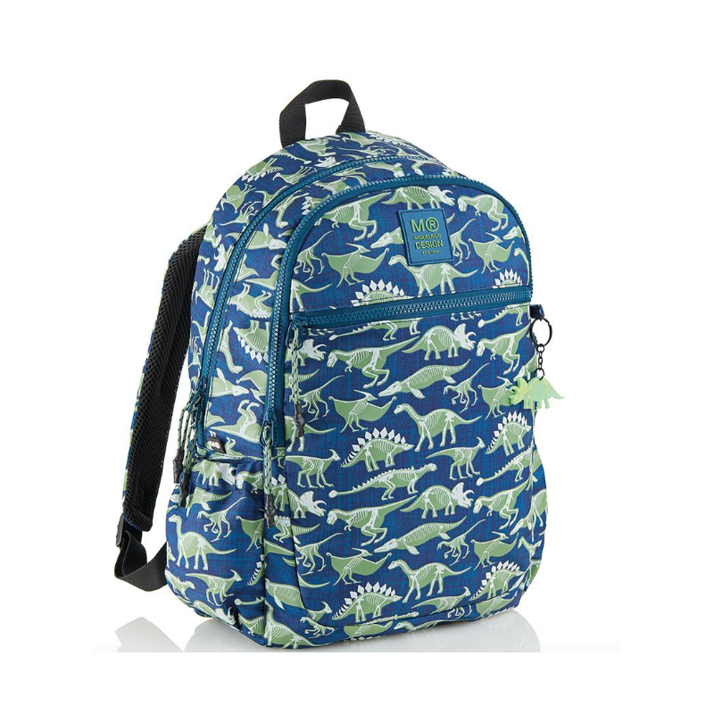 Mochila Escolar Tripla Fossil  que brilha no escuro Miquelrius