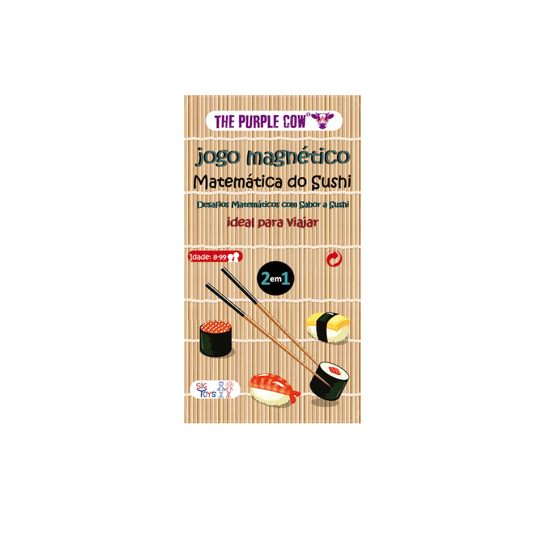 Jogo Magnético Soma de Sushi The Purple Cow