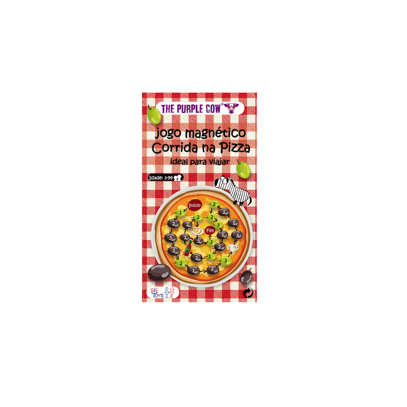 Jogo Magnético Corrida de Pizza The Purple Cow
