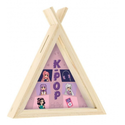 Mealheiro em forma de tipi...