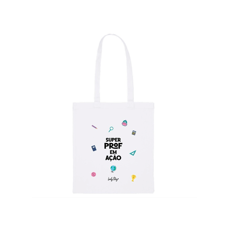 Tote Bag- "Super Prof em ação"
