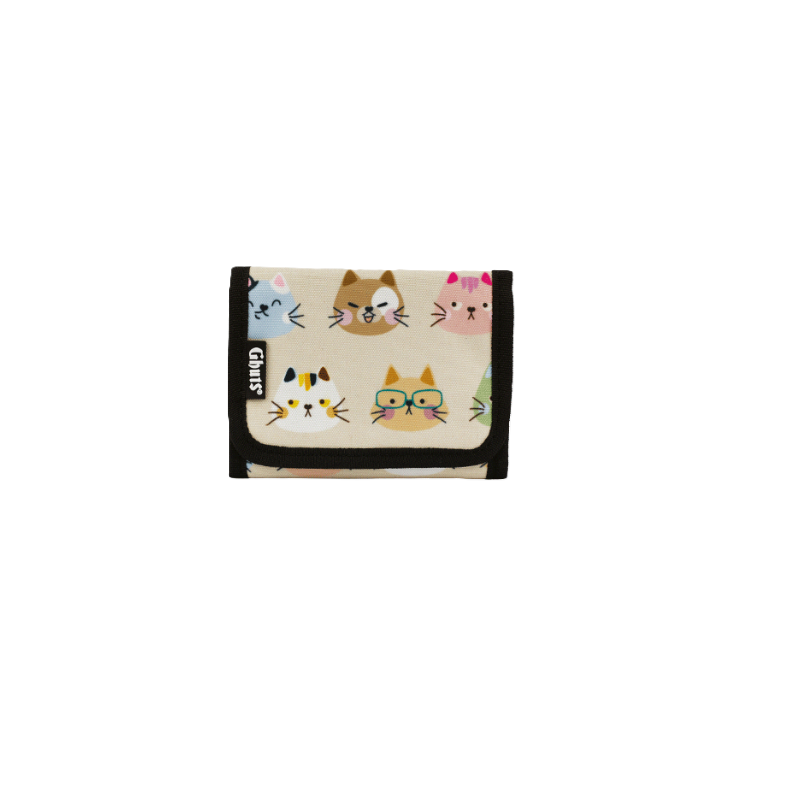 Carteira de Velcro- Meow Mix Ghuts