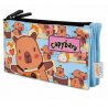 Estojo 3 Fechos Capivara Happy Life