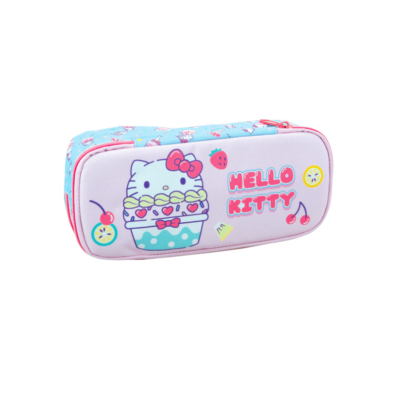 Estojo  Hello Kitty Cupcake – 2 compartimentos
