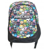 Mochila escolar c/1 compartimento- Minecraft