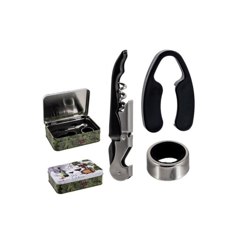 Kit de Vinho em Lata - 3 Pcs