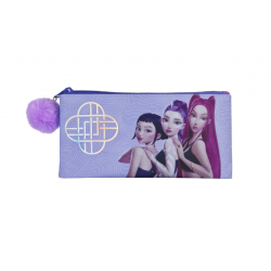 Estojo duplo c/pompom K-Pop