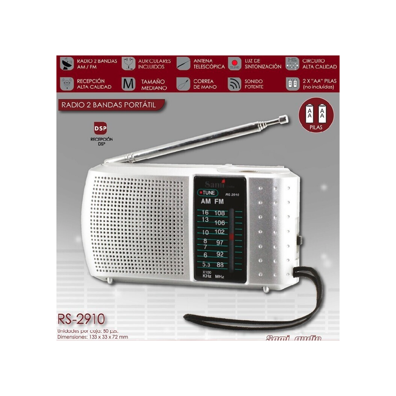 Rádio Sami AM/FM RS-2910