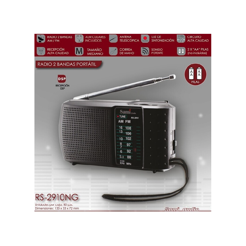 Rádio Sami AM/FM RS-2910