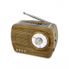 Rádio Vintage 3 bandas Madeira AC/Solar Sami RS-11852ami