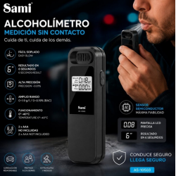 Alcoolímetro Digital Sami