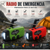 Radio Emergência 2 bandas bat/solar/dinamo Sami RS-11860