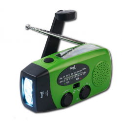 Radio Emergência 2 bandas bat/solar/dinamo Sami RS-11860