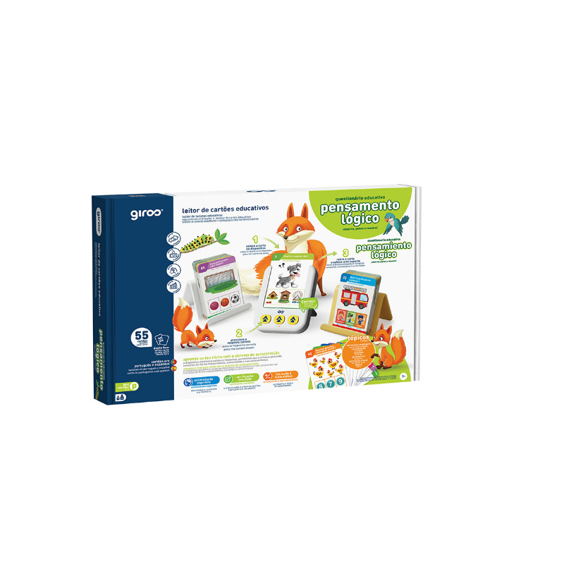 Jogo Leitor Educativo Pensamento Lógico Giros