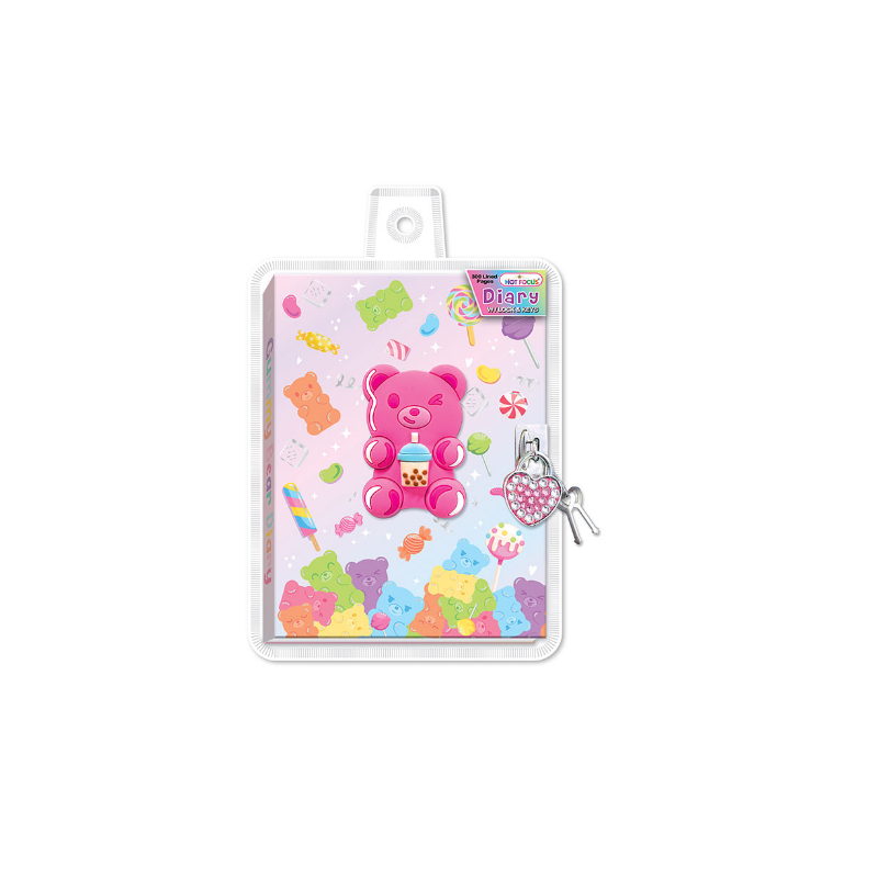 Diário com Aloquete Gummy Bear