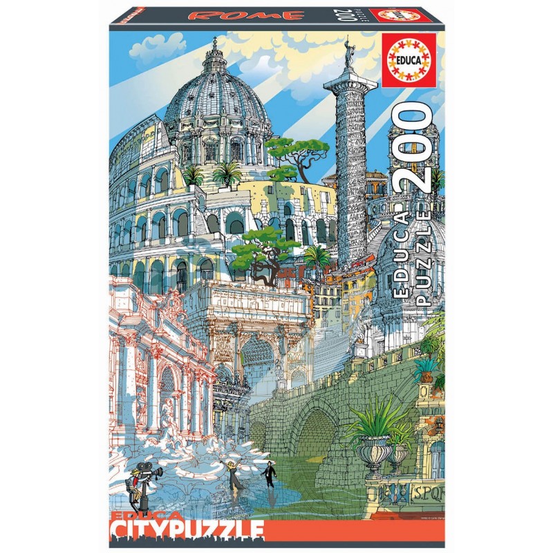 Puzzle CityPuzzle Rome 200 peças