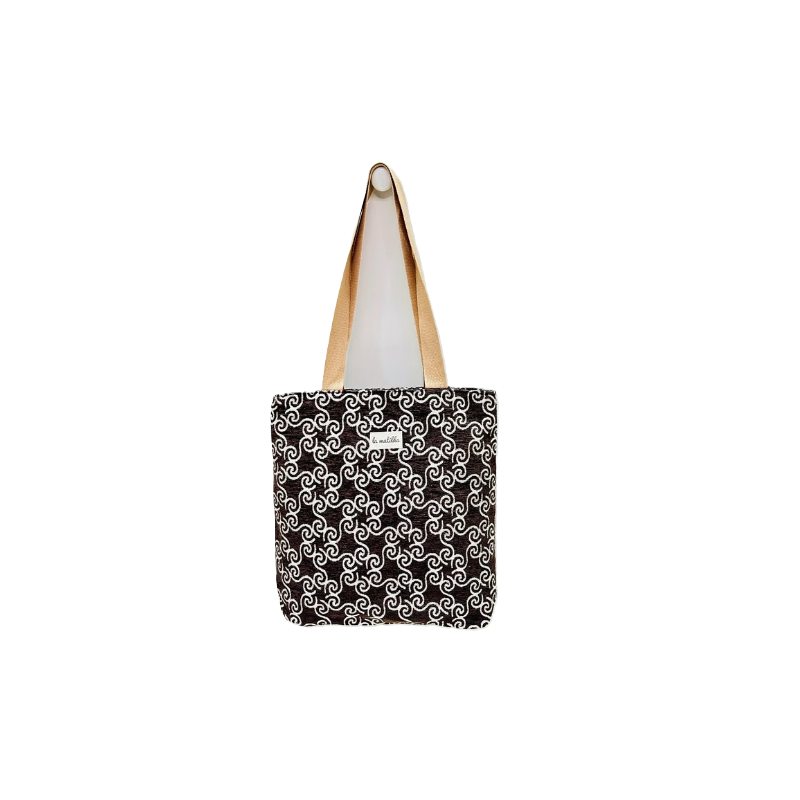 Tote Bag Castanha e Prata La Matilda