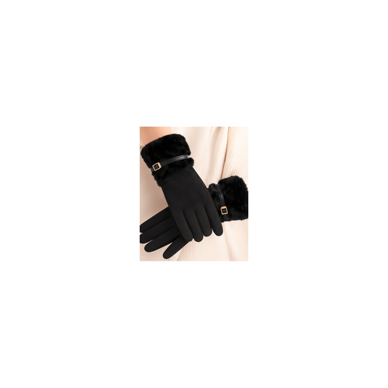 Luvas de Senhora Privata com Punho em Pelo